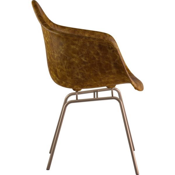 NyeKoncept Mid Century Classroom Armchair | Palermo Olive Brass Online - Image 2