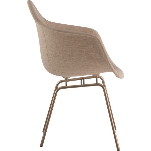 NyeKoncept Mid Century Classroom Armchair | Light Sand Brass Online Hot Sale - Image 4