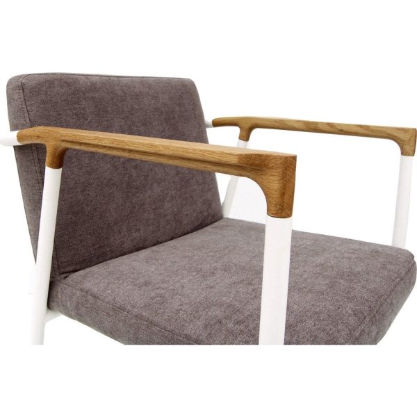 Bowery & Grand Madison Arm Chair | Matte White Online Hot Sale - Image 2