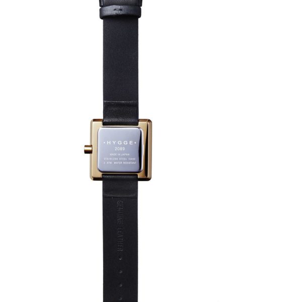 Hygge 2089 Gold Watch | Leather For Sale - Image 4