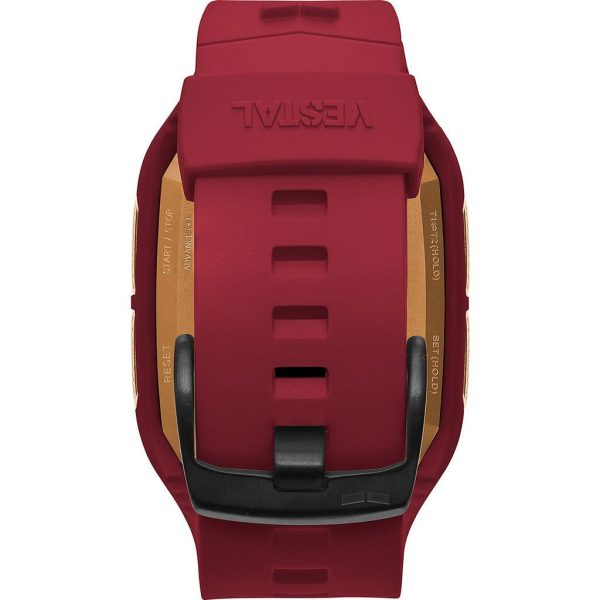 Vestal Brig Tide & Train Watch | Burgundy 14K Gold Plated Discount - Image 3
