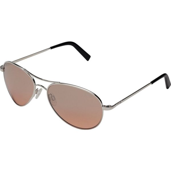 Randolph Engineering Amelia Bright Chrome Sunglasses | Sahara Metallic Nylon Skull on Sale - Image 2