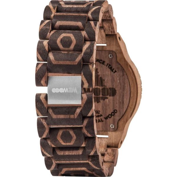 WeWood Alpha Nature Beehive Nut Wood Watch | Walnut Print For Discount - Image 2