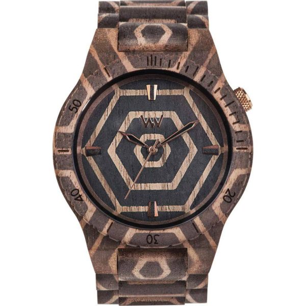 WeWood Alpha Nature Beehive Nut Wood Watch | Walnut Print For Discount - Image 3