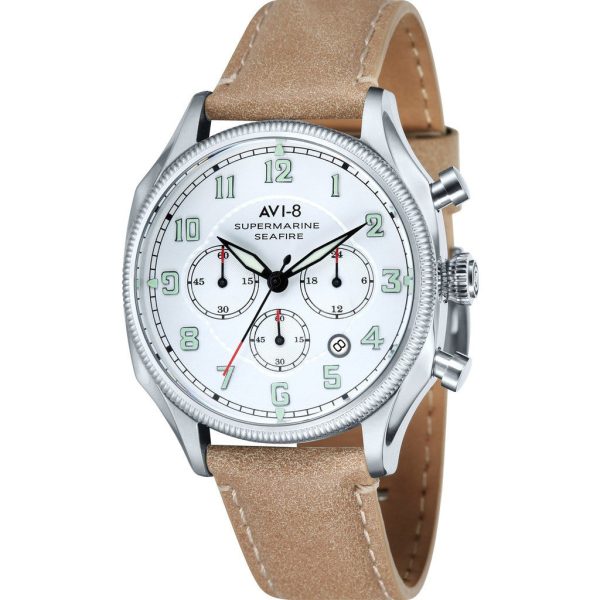 AVI-8 Supermarine Seafire AV-4025-01 Chronograph Watch | Tan Online now
