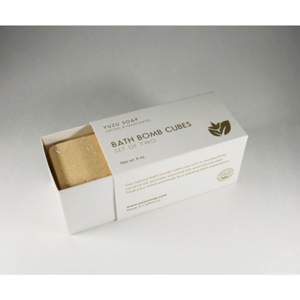 Yuzu Soap Bath Bomb Cubes | Lemon Tea Tree For Sale - Image 2