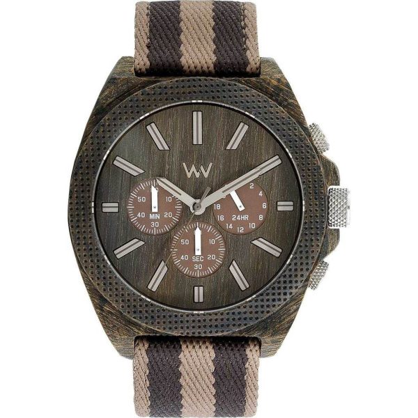 WeWood Phoenix Cotton Fiber Wood Chronograph Watch | Wenge Earth Sale - Image 4