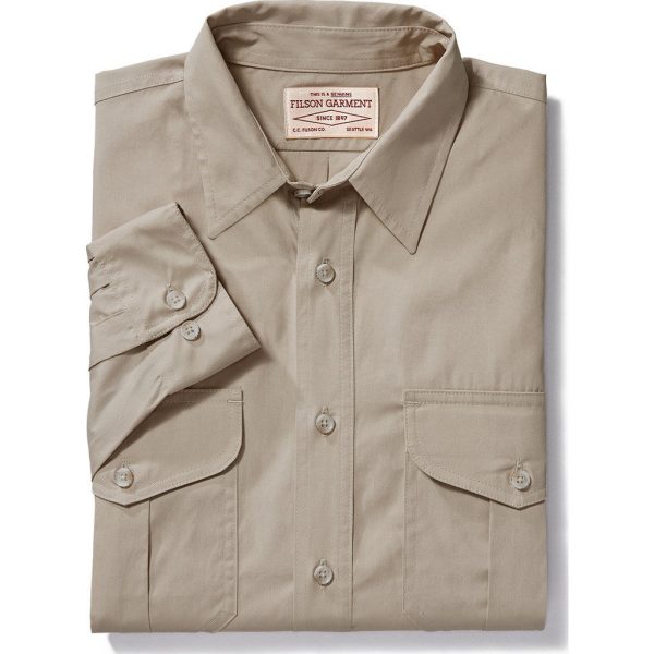 Filson Men s Feather Cloth Long Sleeve Shirt For Discount - Image 5