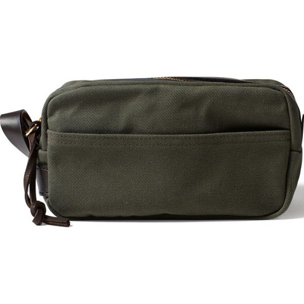 Filson Rugged Twill Travel Dopp Kit | Otter Green For Discount