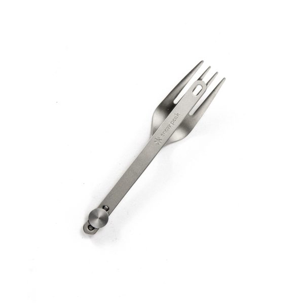 Snow Peak Folding Long Fork | Titanium on Sale - Image 2