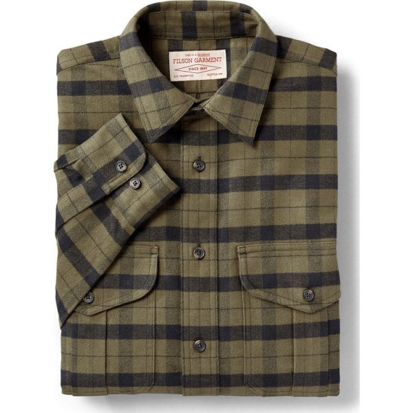 Filson Alaskan Guide Extra Long Shirt | Otter Green Discount - Image 2