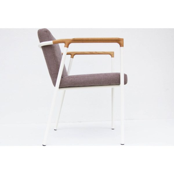 Bowery & Grand Madison Arm Chair | Matte White Online Hot Sale - Image 3