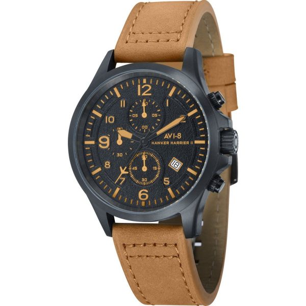 AVI-8 Hawker Harrier II AV-4001-09 Chronograph Watch | Tan Online Sale