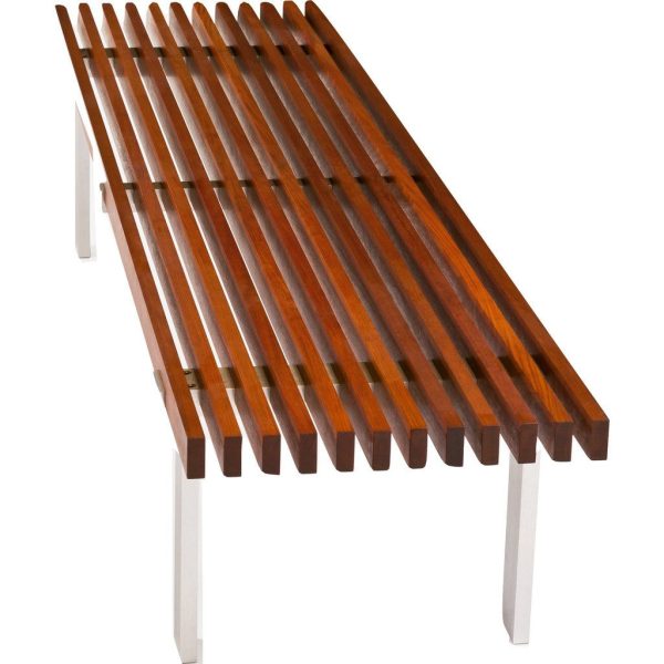 Modernica Case Study Museum 6 ft. Bench | Brazilian Walnut Online now - Image 2