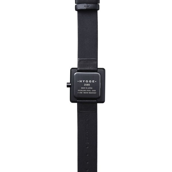 Hygge 2089 All Black Watch | Leather Sale - Image 4