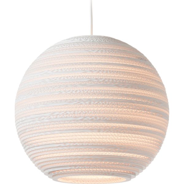 Graypants Scraplight Moon 14 Pendant Light | White Fashion