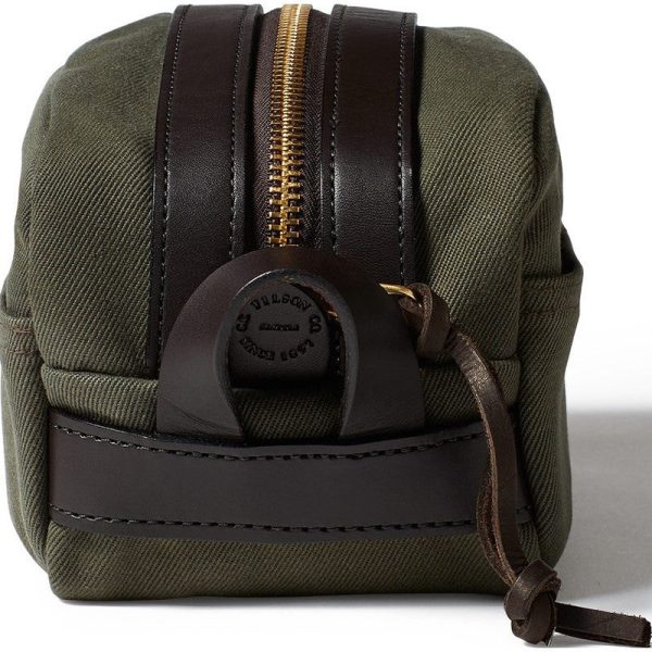Filson Rugged Twill Travel Dopp Kit | Otter Green For Discount - Image 3
