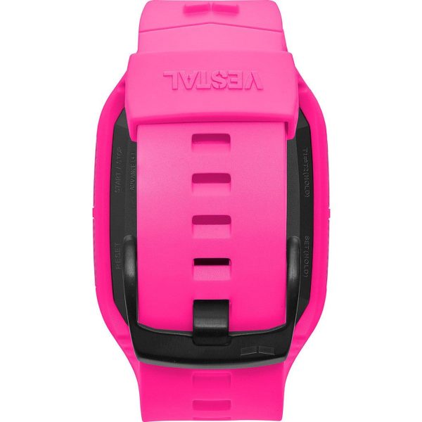 Vestal Brig Tide & Train Watch | Hot Pink Black Hot on Sale - Image 2
