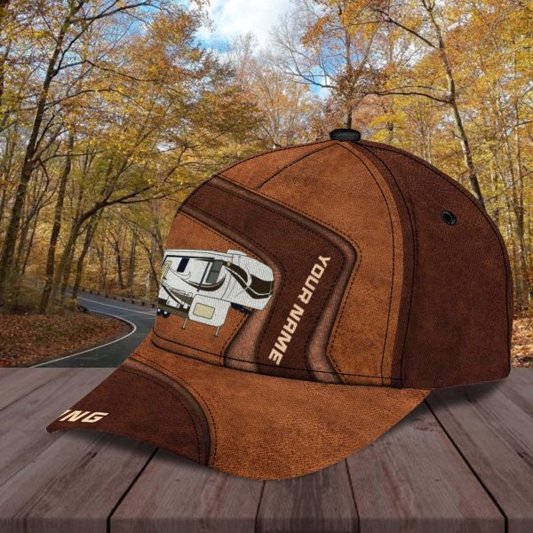 Camping Brown Personalized Cap, Personalized Gift for Camping Lovers - CP093PS08 Hot on Sale - Image 5